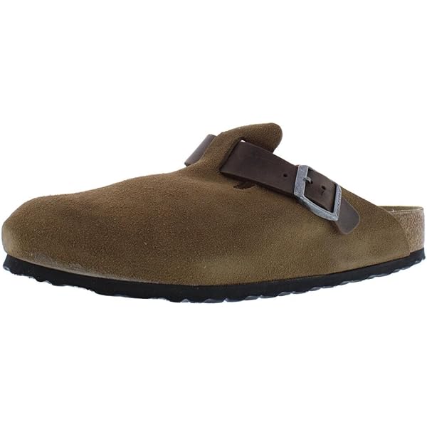 Amazon.com | Birkenstock Men's Boston Corduroy Clogs, Dark Tea